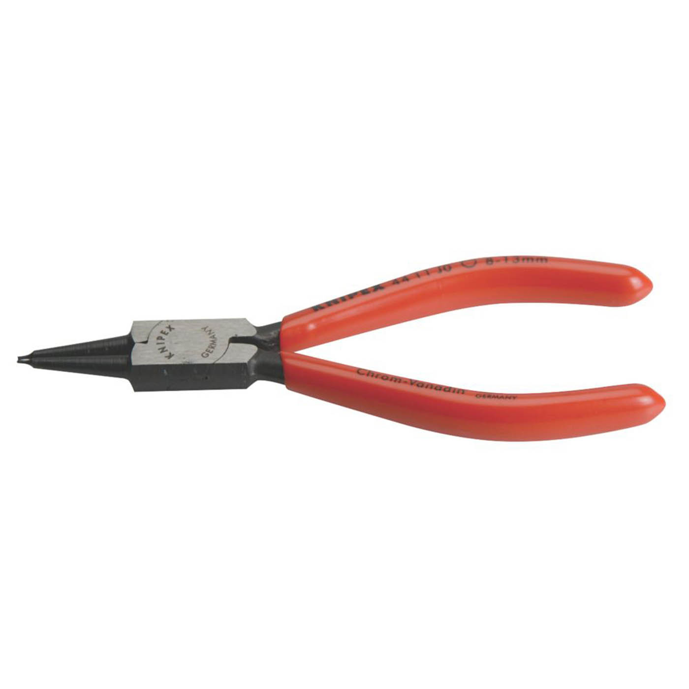 Knipex Circlip Pliers Straight Drop Forged Non Slip Tips Slim Internal 8in - Image 2