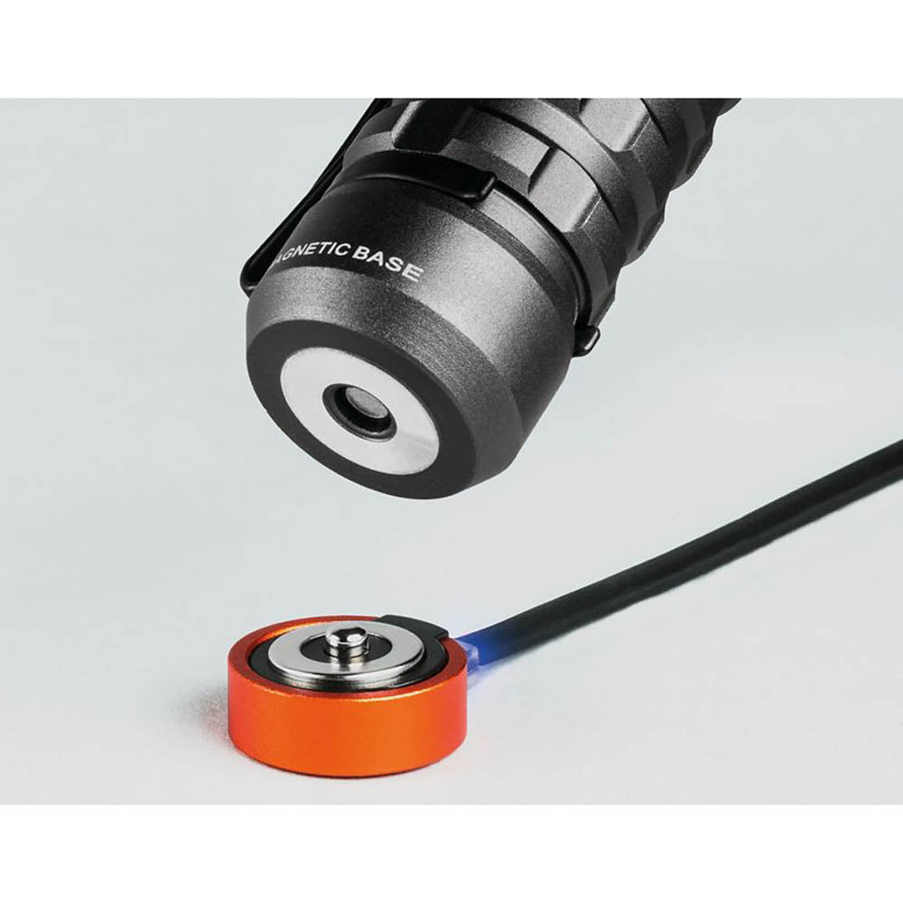 LED Torch Rechargeable Compact Pocket Size Water Impact Resistant Black 500 lm - Image 2