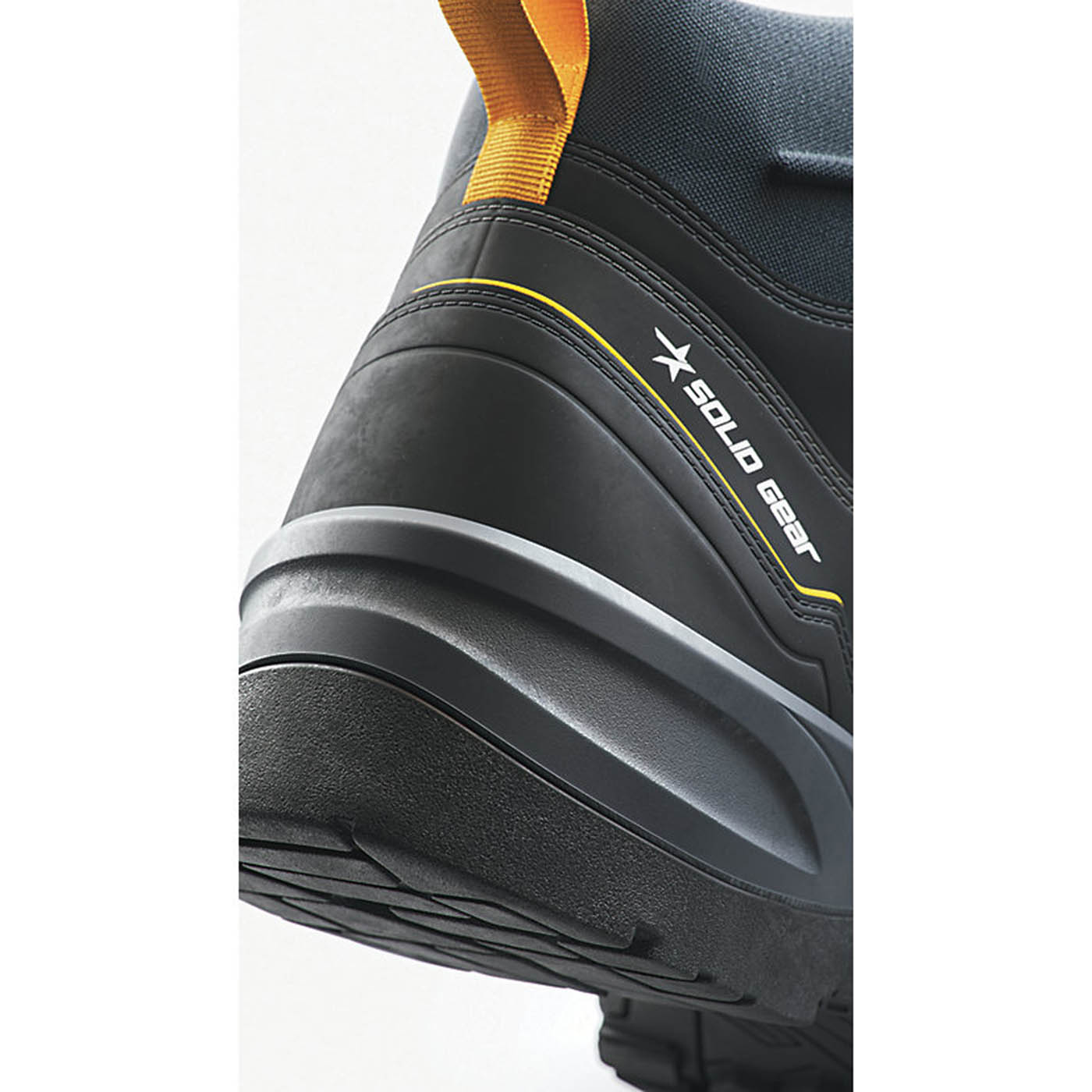 Solid Gear Safety Boots Mens Standard Fit Black Metal Free Composite Toe Size 12 - Image 6