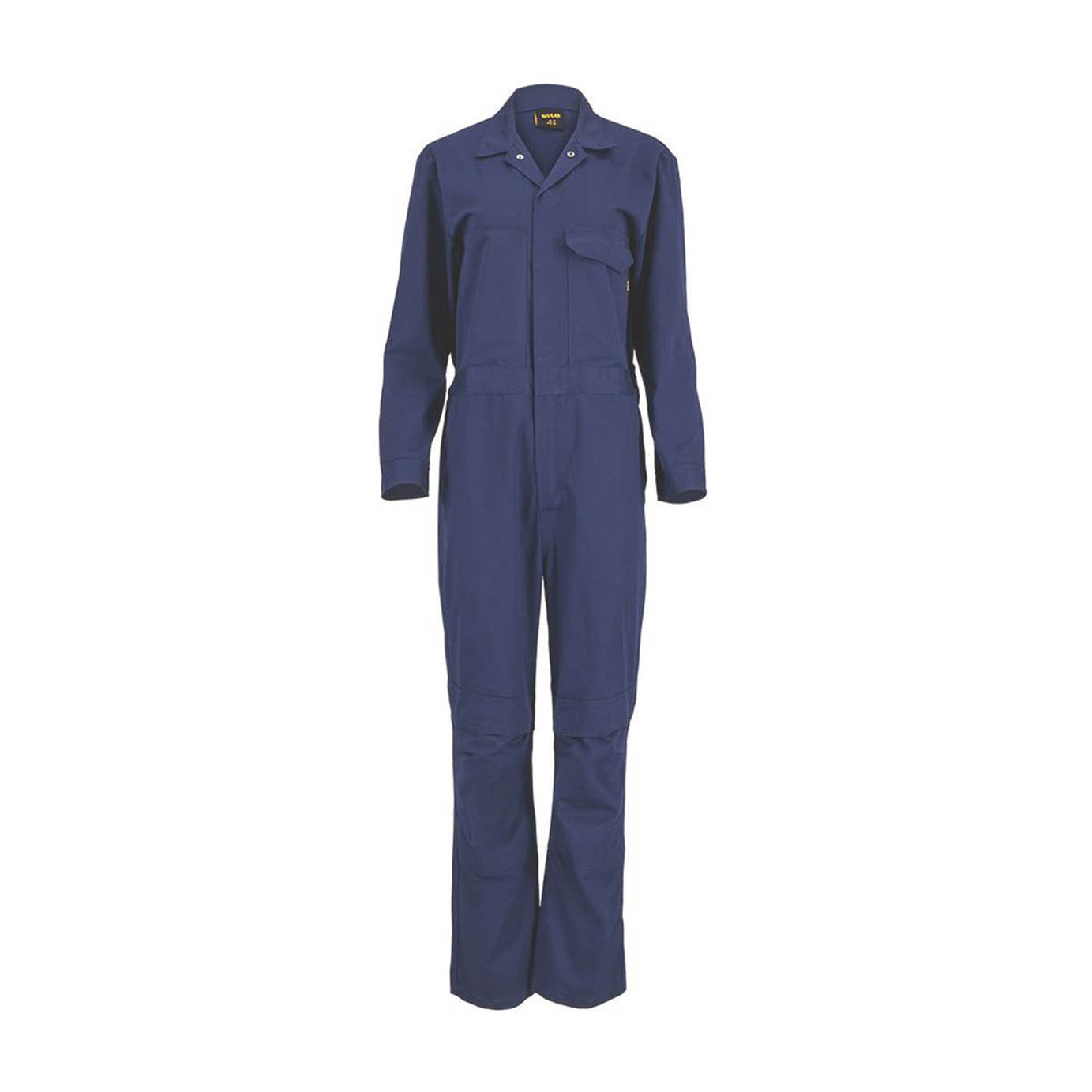 Site Womens Coveralls Overalls Boilersuit Stretch Blue Betoia Size 16 28" L - Image 1