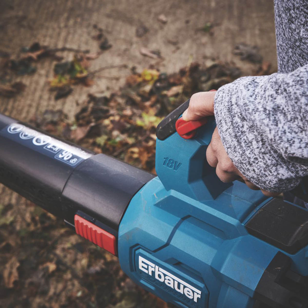 Erbauer Blower Cordless ERI1025GBL Brushless 18V Li-Ion EXT - Body Only - Image 6