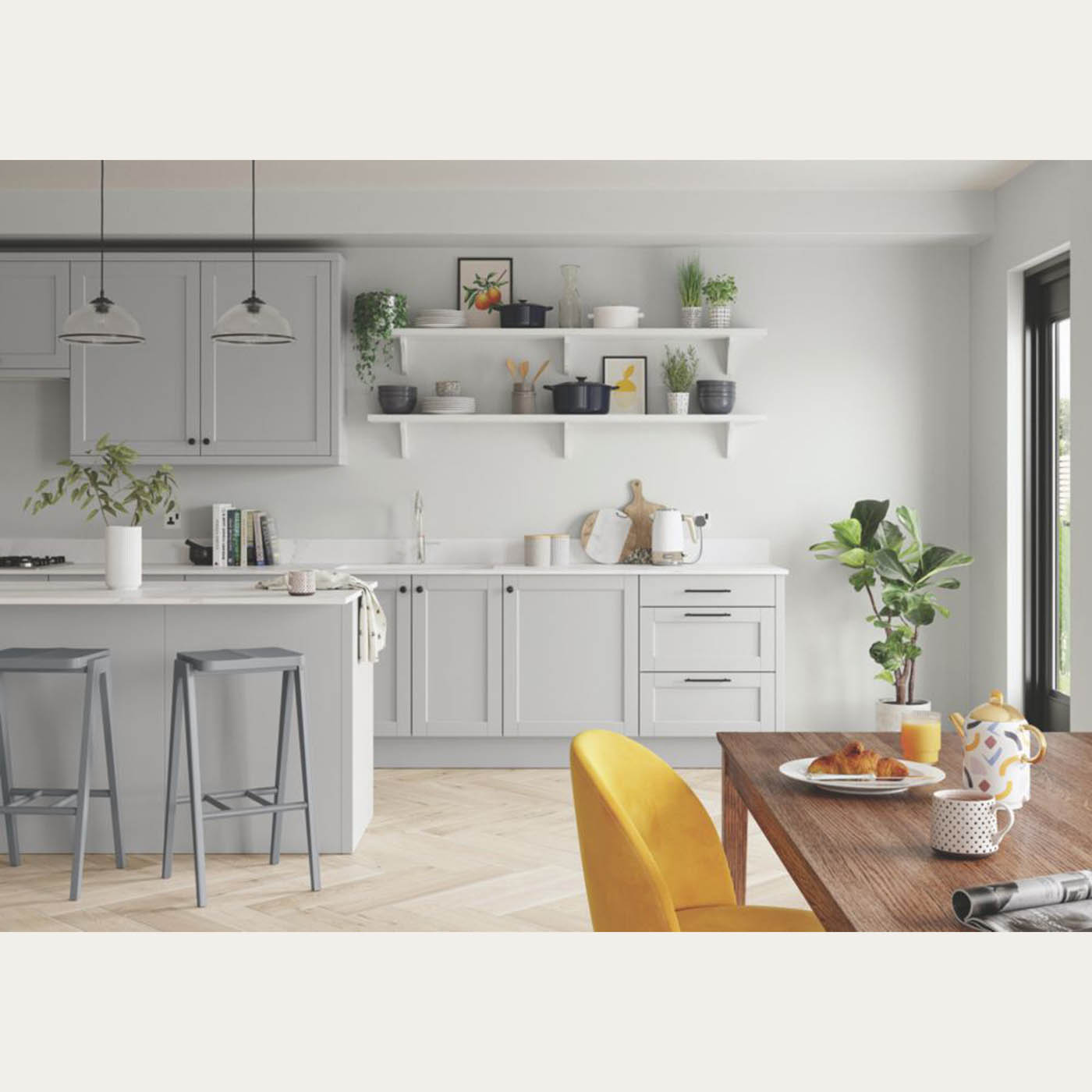 Dulux Emulsion Paint Polished Pebble Matt Water Based Indoor Walls Ceilings 2.5L - Image 3