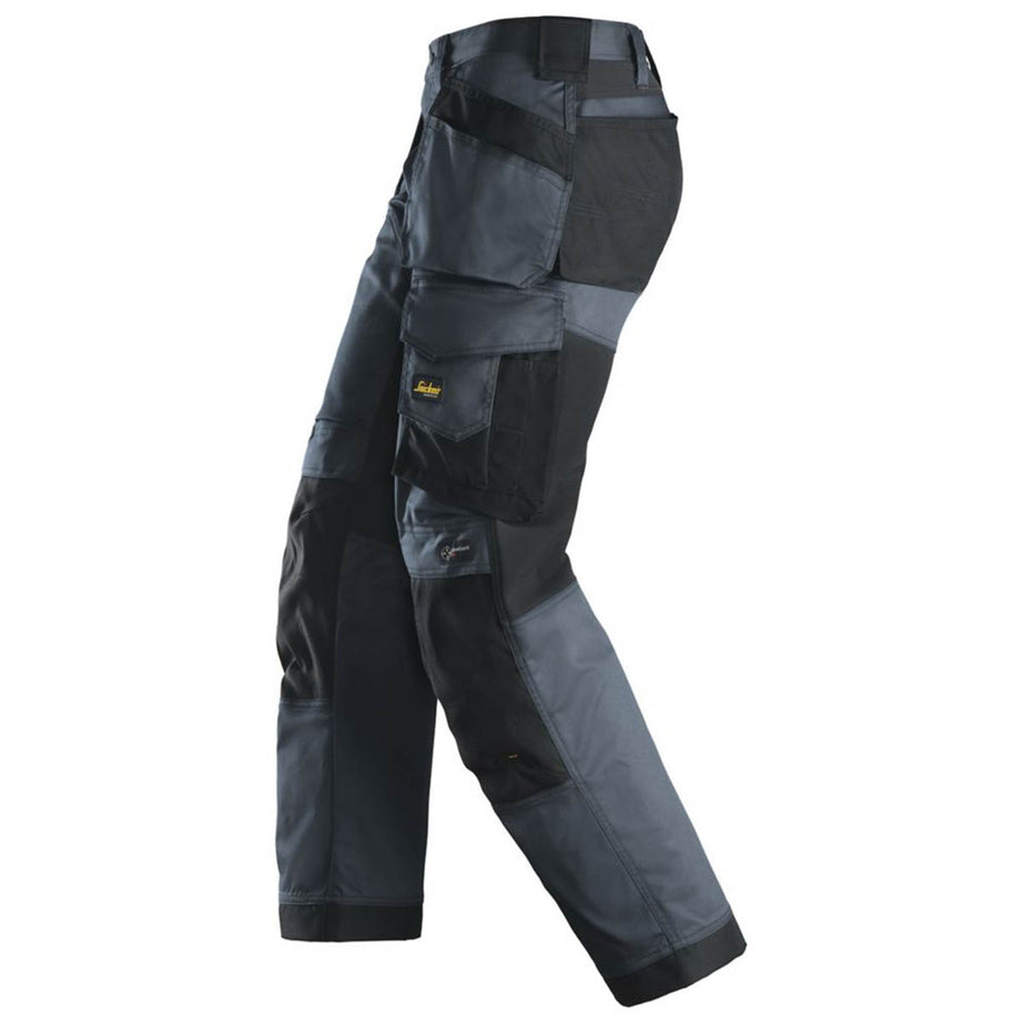 Snickers Work Trousers Mens Relaxed Fit Steel Grey Multi Pockets 35"W 32"L - Image 4