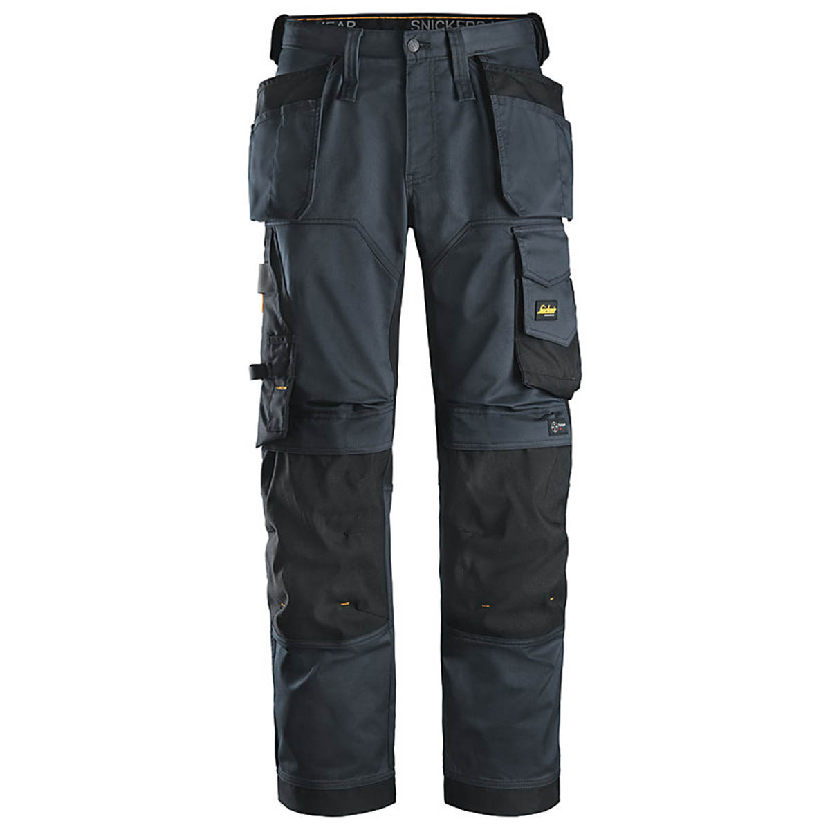 Snickers Work Trousers Mens Relaxed Fit Grey Stretch Multi Pockets 33W 32L - Image 1