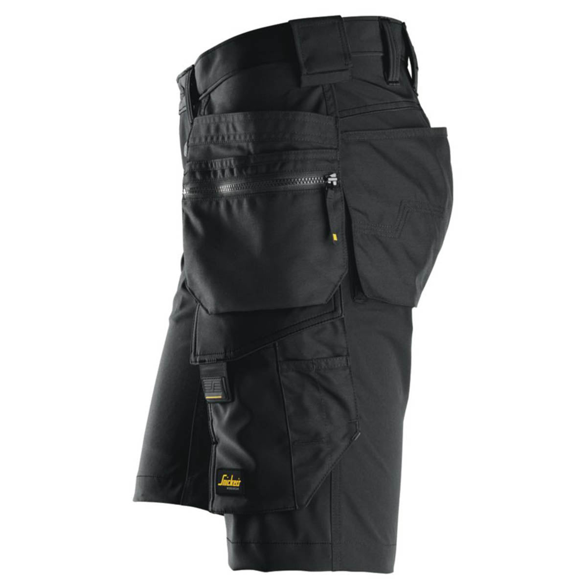Snickers Work Shorts Mens Black Stretch Breathable Multi Pockets Cargo 38"W - Image 5