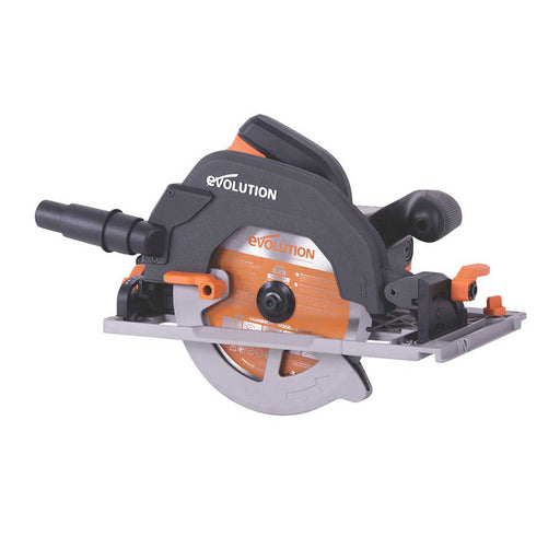 Evolution Circular Saw Electric R185CCSX+ Track Compatible 185mm 1600W 110V - Image 1