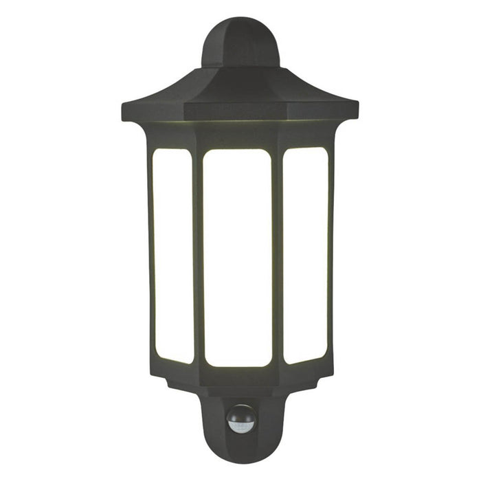 LAP Dunham Outdoor LED Half Wall Light Black 8.5W 580lm - Image 2