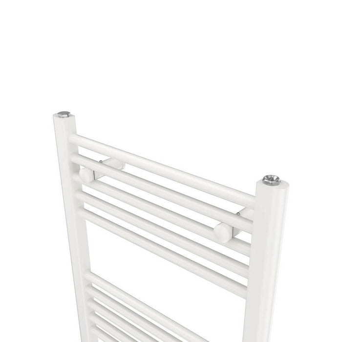 Towel Radiator Rail White Gloss Steel Bathroom Warmer 706W (H)1600x (W)500mm - Image 2