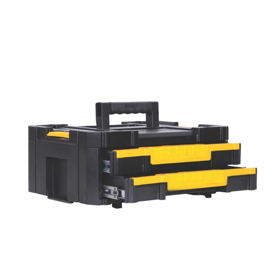 DeWalt Toolbox Storage TSTAK IV 2 Drawer Compartments Removable Dividers 17" - Image 2