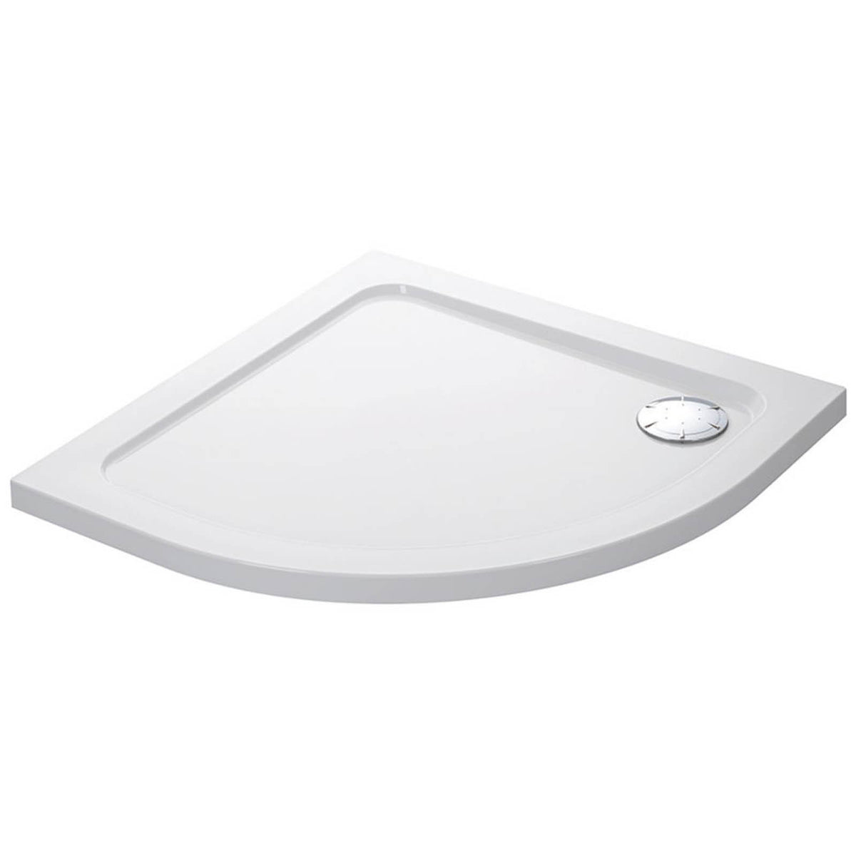 Mira Shower Tray White Quadrant Durable 40mm Modern Bathroom Corner 90x90x4cm - Image 2