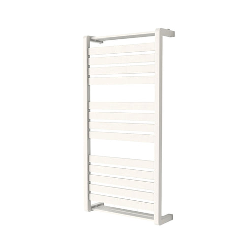 Towel Rail Radiator Matt White Flat Bathroom Ladder Warmer 546W (H)1000x(W)500mm - Image 1