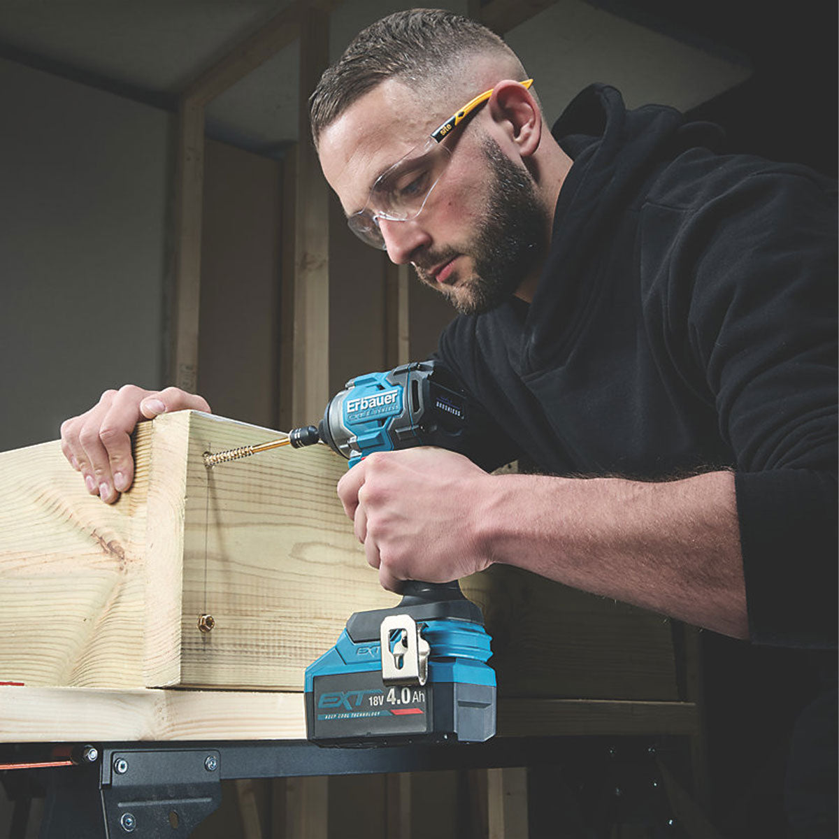 Erbauer Impact Driver Cordless 18V Li-Ion ERI1094IPD Brushless Compact Body Only - Image 6