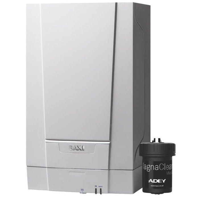 Baxi Gas Boiler 830 Heat Only White Lightweight Compact LED Indicators 30kW - Image 1