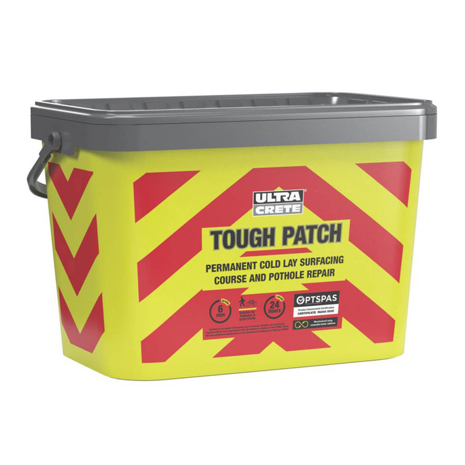 Ultra Crete Pothole Repair Tough Patch Dark Grey Water Weather-Resistant 25kg - Image 1
