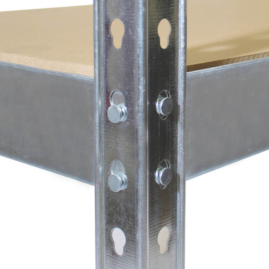 RB Boss Garage Shelving Unit 5 Tier Metal Galvanised 900mm x 450mm x 1800mm - Image 3