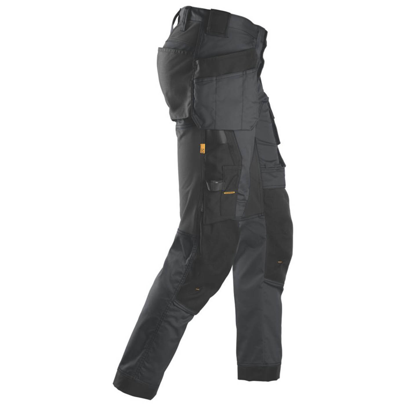 Snickers Work Trousers Mens Slim Fit Grey Stretch Multi Pockets Cargo 33W 35L - Image 3