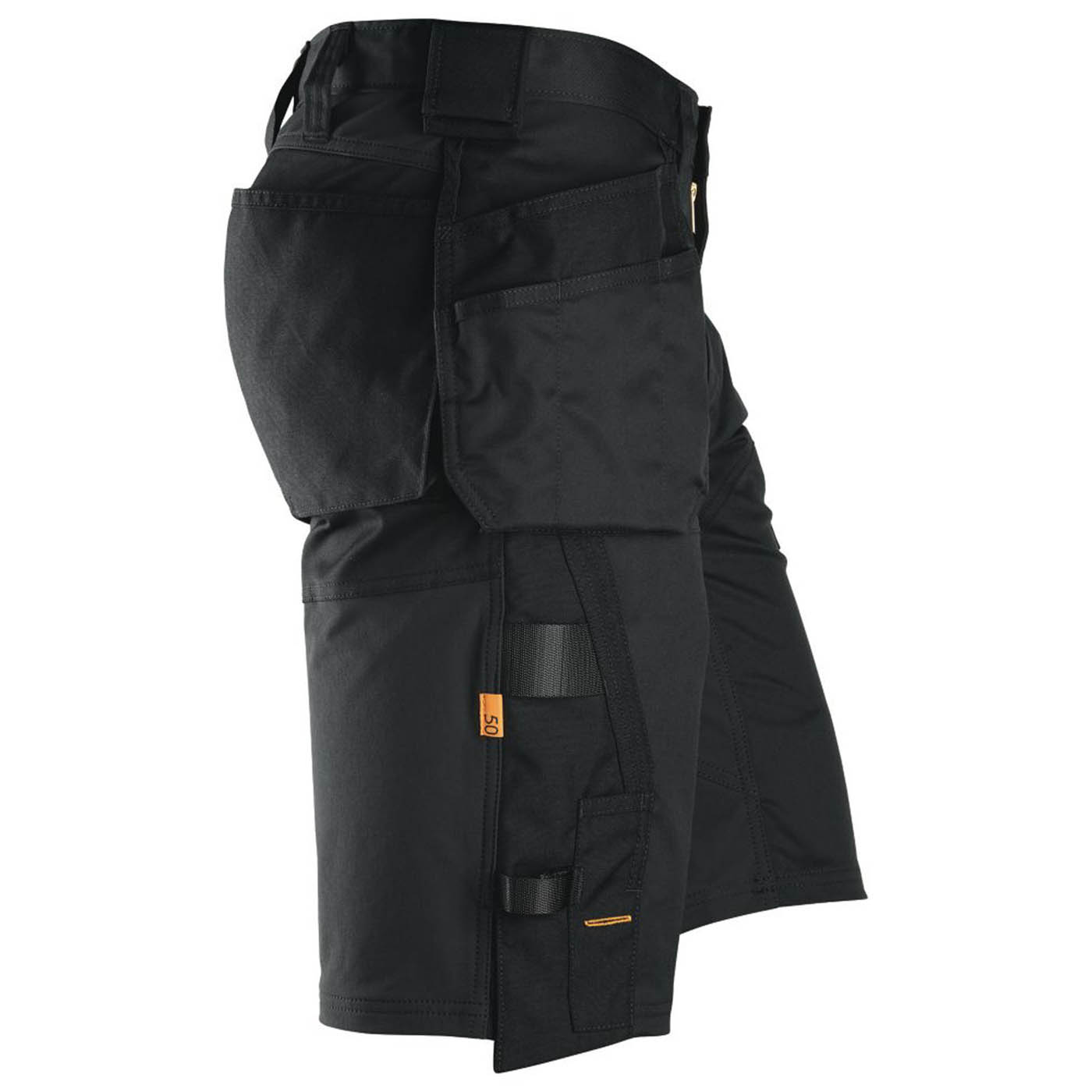 Snickers 6151 Stretch Work Shorts Black 30" W - Image 3