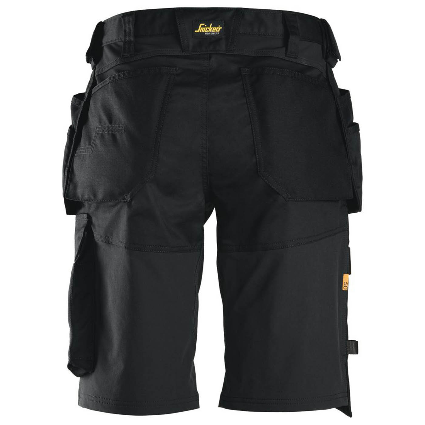 Snickers 6151 Stretch Work Shorts Black 30" W - Image 5