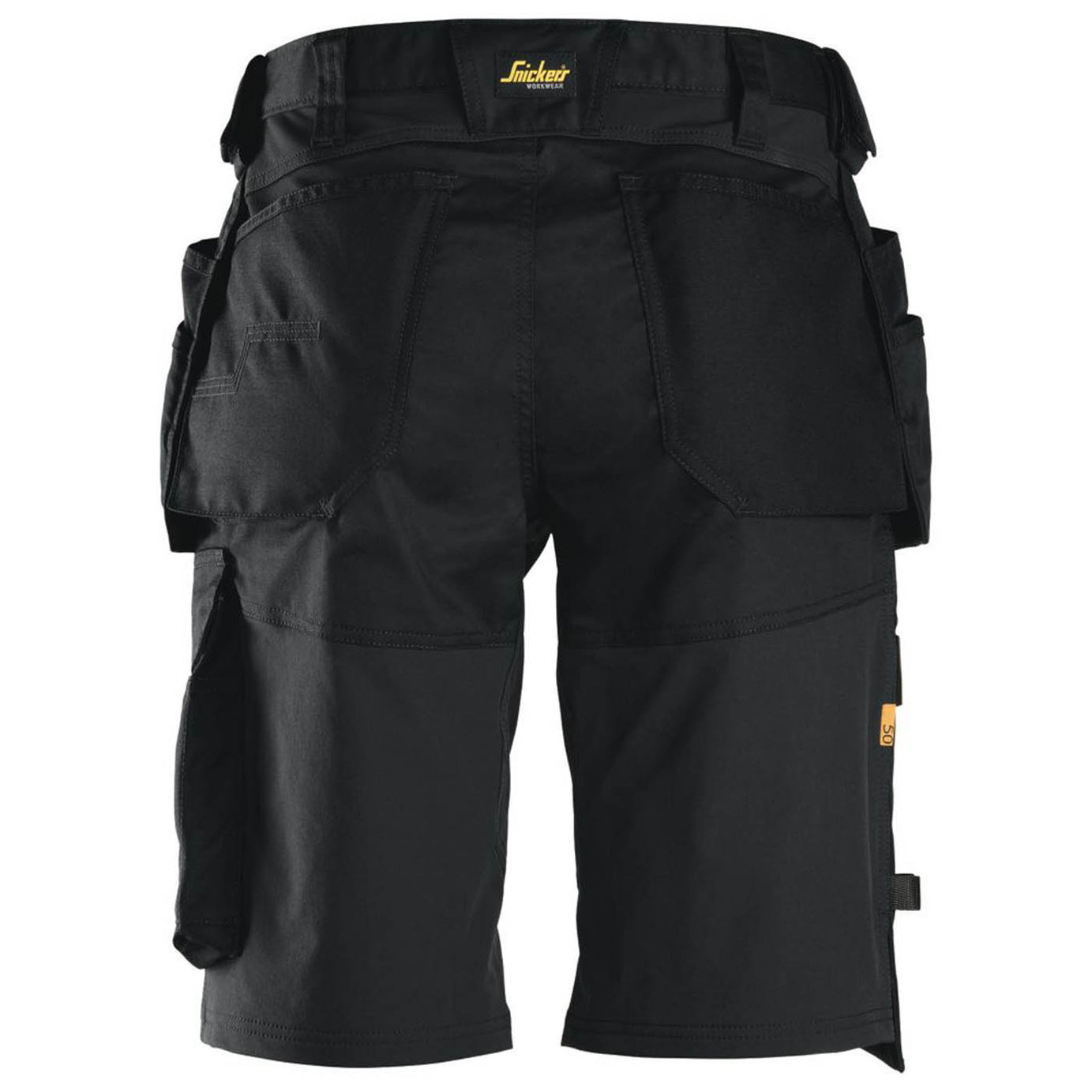 Snickers Work Shorts Mens Loose Fit Black Stretch Multi Pockets Cargo 30W - Image 5