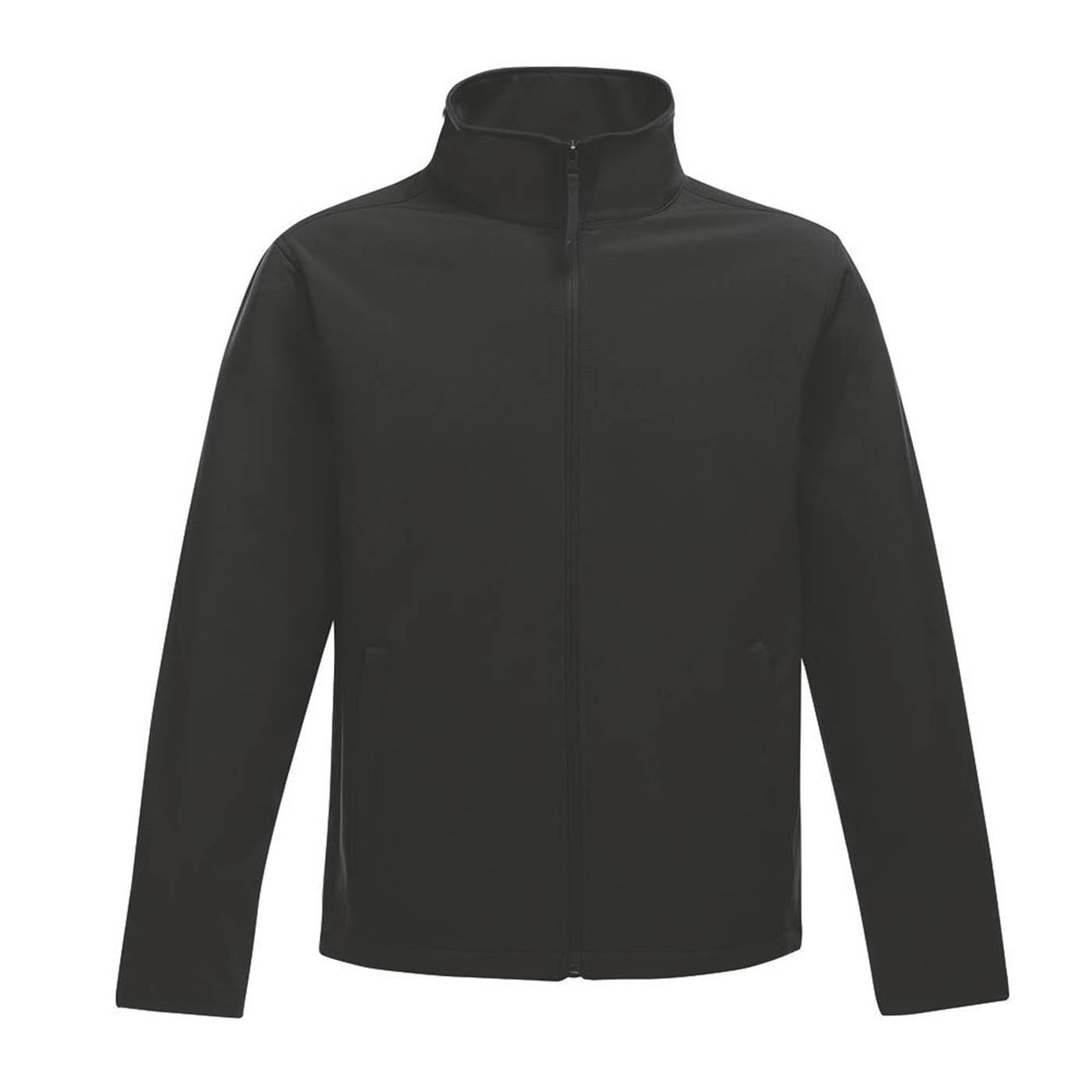 Regatta Work Jacket Mens Black Softshell Lightweight Coat 2X Large 47in Chest - Image 1