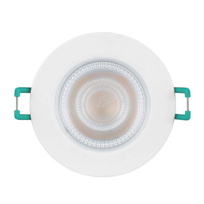 Sylvania Recessed Spotlight Integrated LED Warm White Round White 4.8W 3 Pack - Image 3