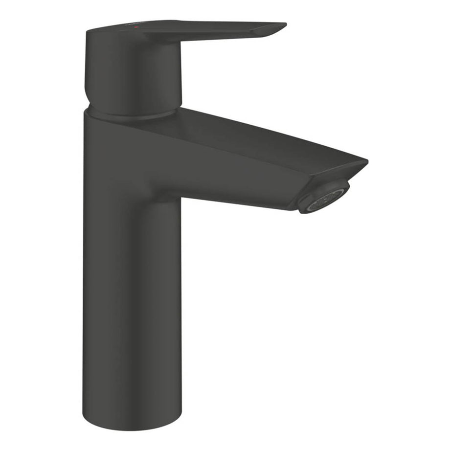Grohe Bathroom Basin Tap Mono Mixer Matt Black Single Lever Pop Up Waste Modern - Image 1