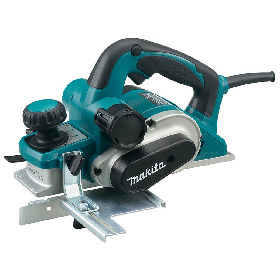 Makita Planer Corded Electric Compact With Guide Rule Powerful 850W 82mm - Image 1