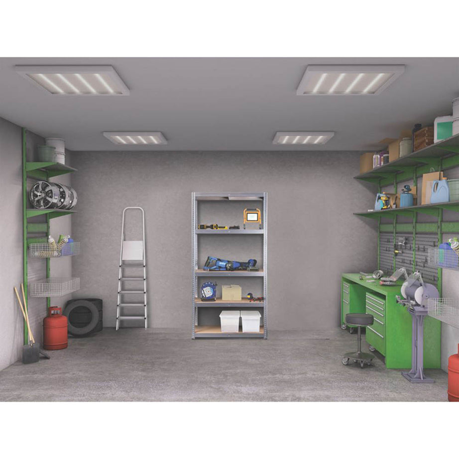 Shelving Unit 5 Tier Galvanised Steel Boltless Garage Warehouse Racking Storage - Image 6
