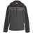 Site Softshell Jacket Womens Black Grey Removable Hood Outdoor Coat Size 16-18 - Image 1