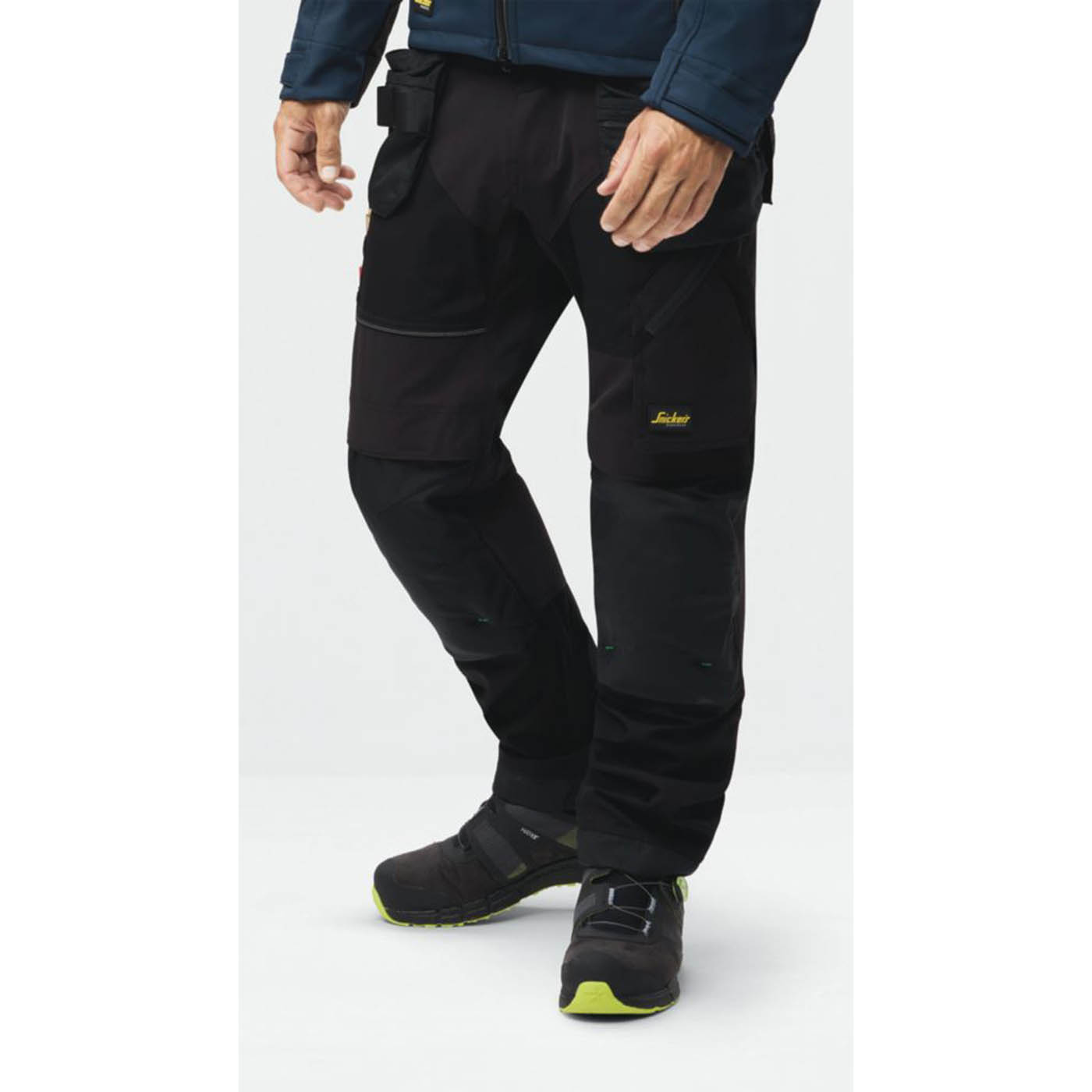 Snickers 6902 Stretch Work Trousers Black 30" W 30" L - Image 3