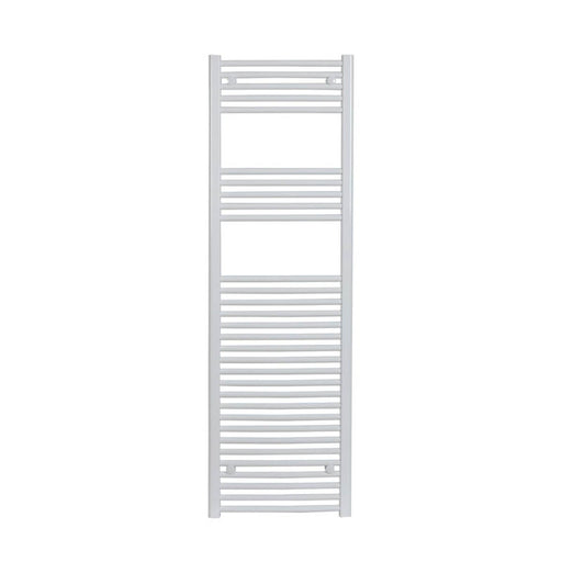 Towel Rail Radiator Curved White Steel Central Heating 160 x 60cm White 2781BTU - Image 1