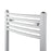 Towel Rail Radiator Curved White Steel Central Heating 160 x 60cm White 2781BTU - Image 2