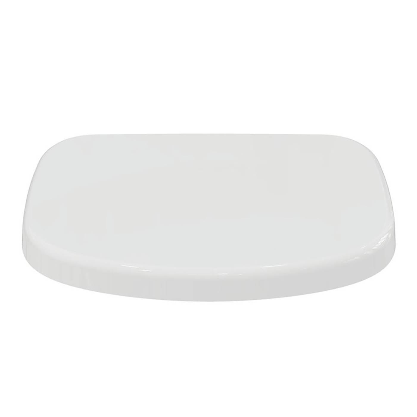 Toilet Seat Cover White Standard Closing Duraplast Top Fix Heavy Duty WC - Image 2
