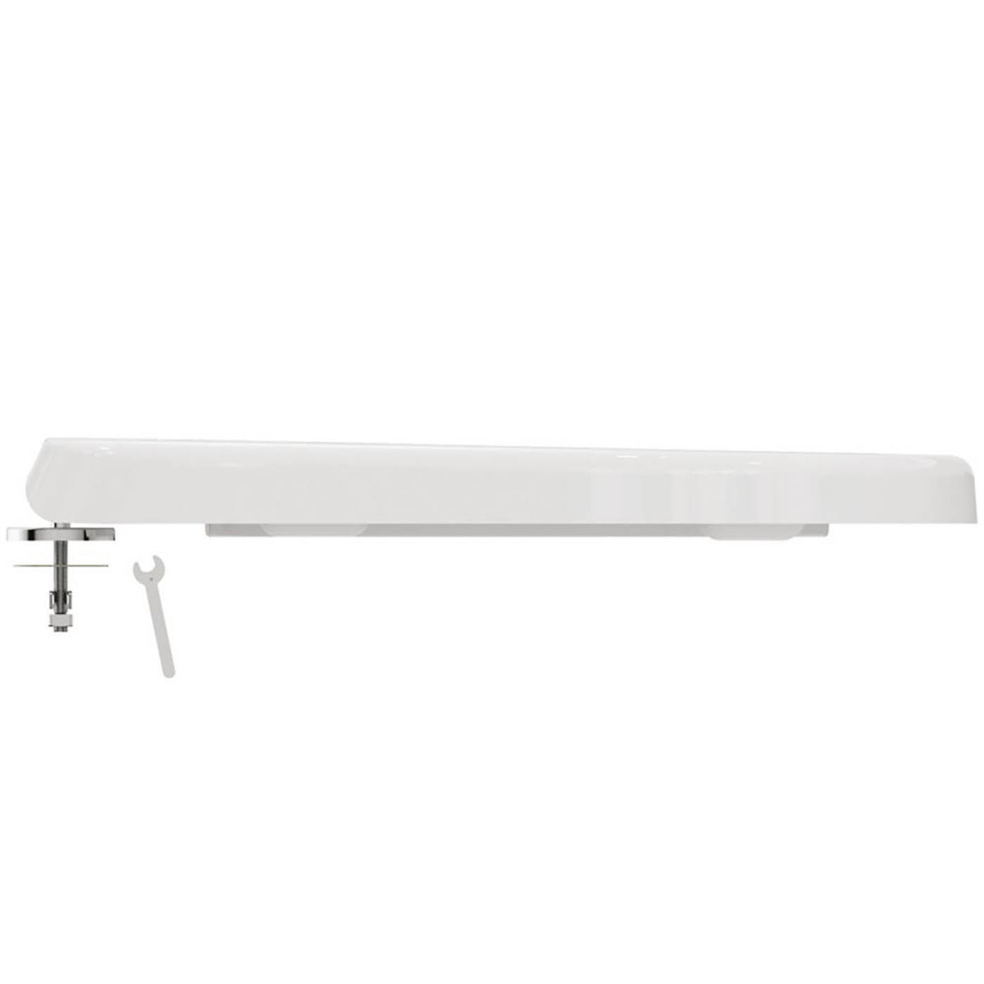 Toilet Seat Cover White Standard Closing Duraplast Top Fix Heavy Duty WC - Image 3