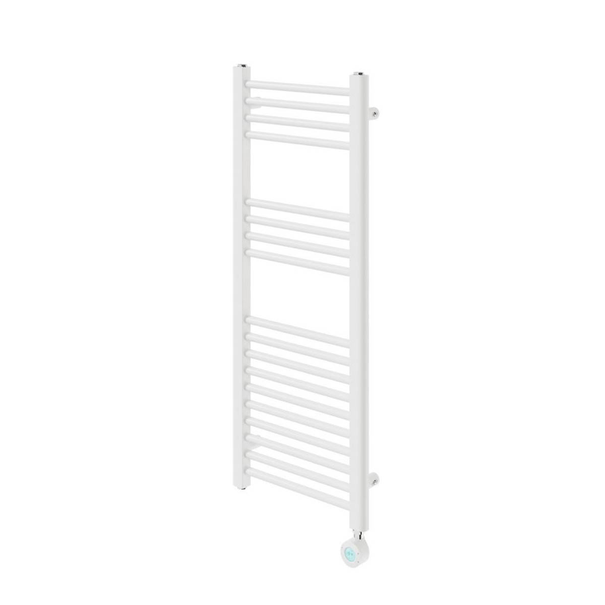 Flomasta Electric Towel Radiator Flat White Programmable 1000mm x 400mm 853BTU - Image 2