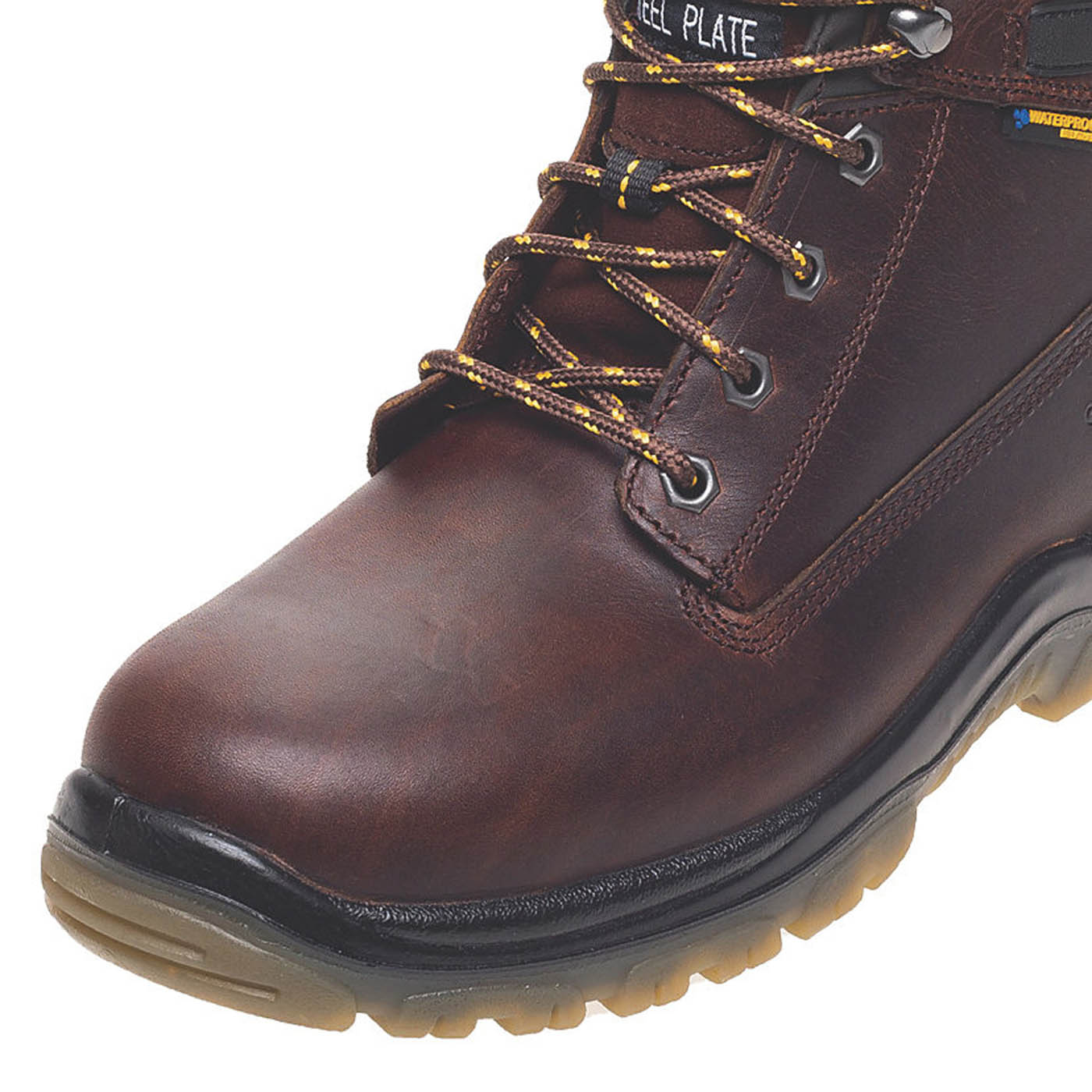 DeWalt Safety Boots Mens Wide Fit Brown Waterproof Work Shoes Steel Toe Size 10 - Image 5