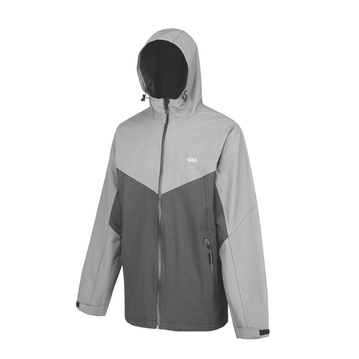 Site Mens Jacket Messner Black Grey Lightweight Windproof Medium 46" Chest - Image 1
