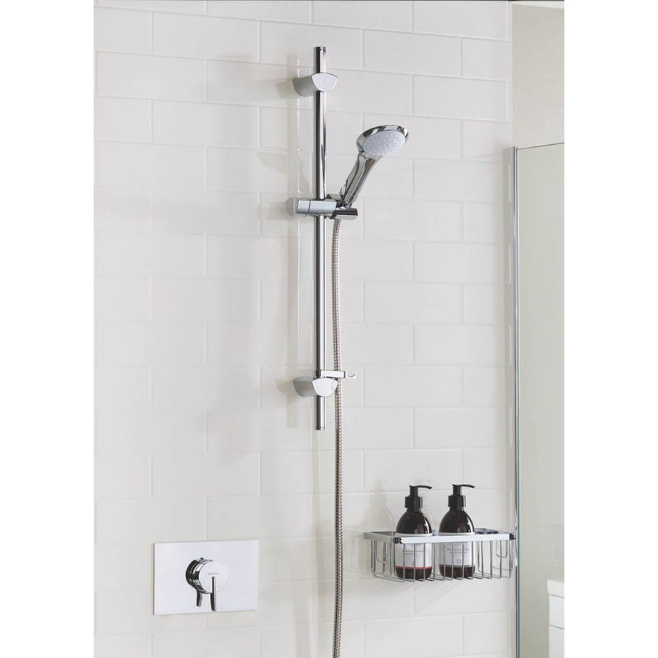 Bristan Mixer Shower Kit Thermostatic Single-Spray Pattern Chrome Concealed - Image 4