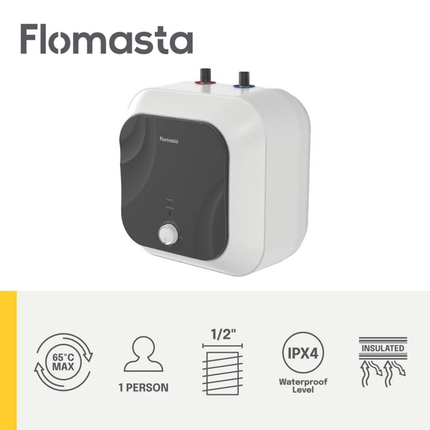 Flomasta  Undersink Electric Water Heater 2kW 10Ltr - Image 4