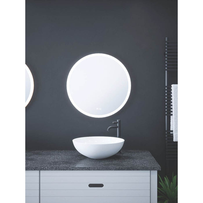 Bathroom Mirror LED Lights Touch Sensor 60cm Demister Dimmable Illuminated - Image 2