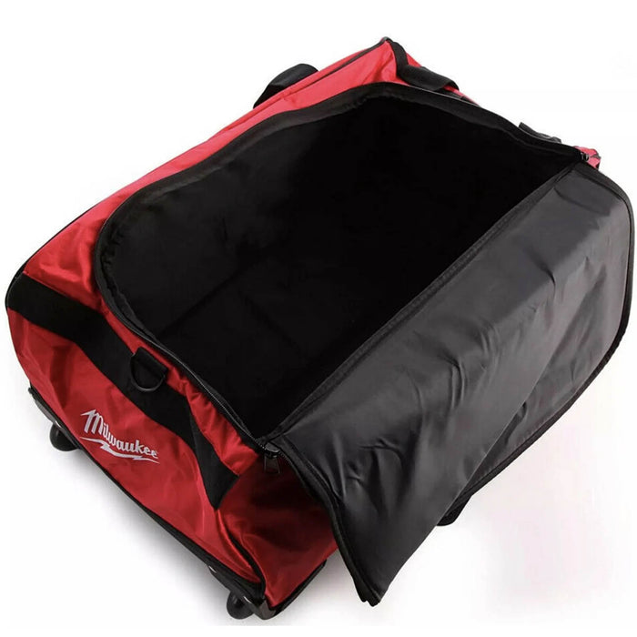 Milwaukee Tool Bag 58cm Portable Heavy Duty Storage Case Wheels Shoulder Strap - Image 2