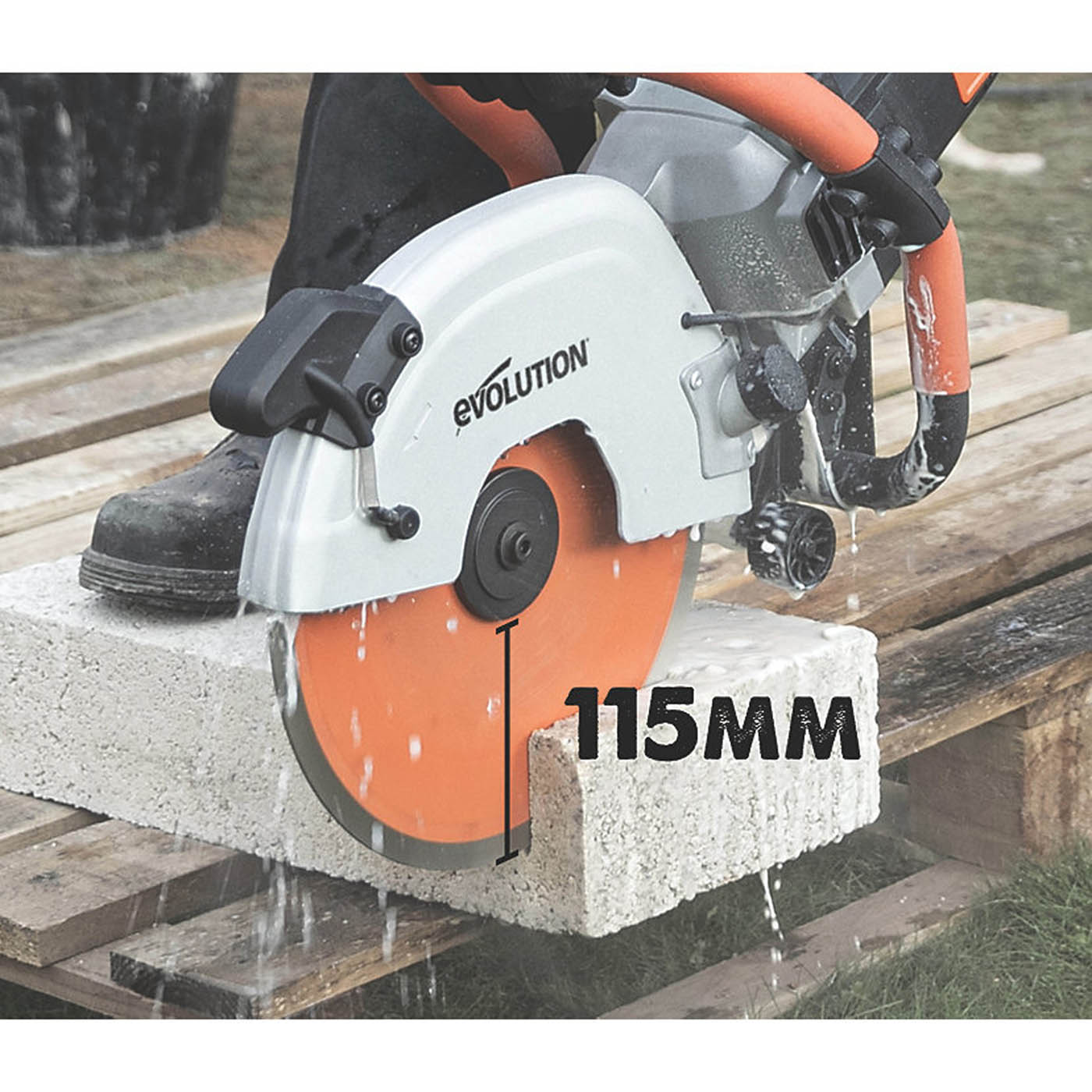 Evolution Disc Cutter Electric R300DCT 300mm Dry Use Only Heavy Duty 2400W - Image 2